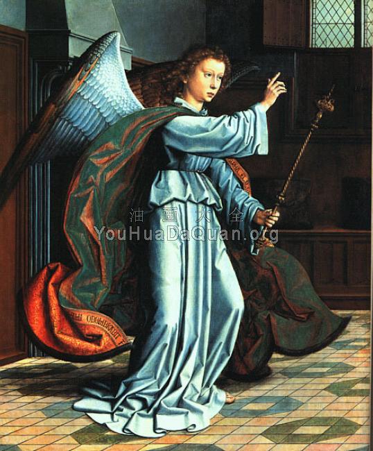The Angel of the Annunciation - 杰勒德·大卫
